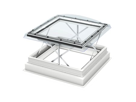 Velux flat roof clear smoke ventilation